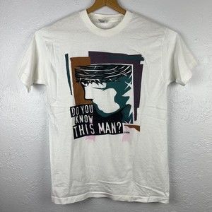 VTG Al Denson Tour T-Shirt L “Do You Know This Man?” Vivid Concepts Ink USA MADE